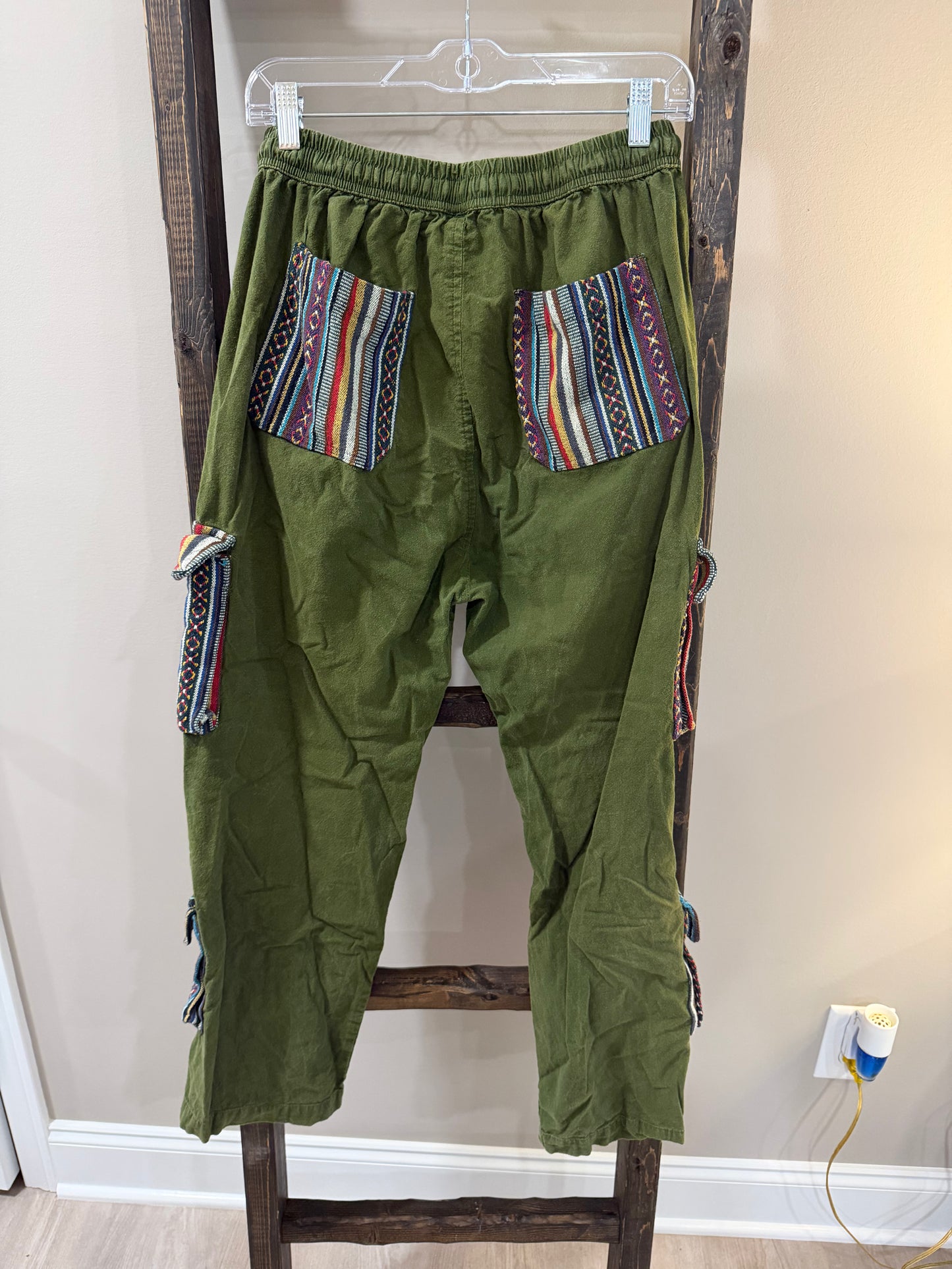 Size Medium Gypsy Rose Boho Cargo Pants