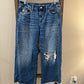 Size 8 American Eagle Distressed Low Rise Skater Jeans