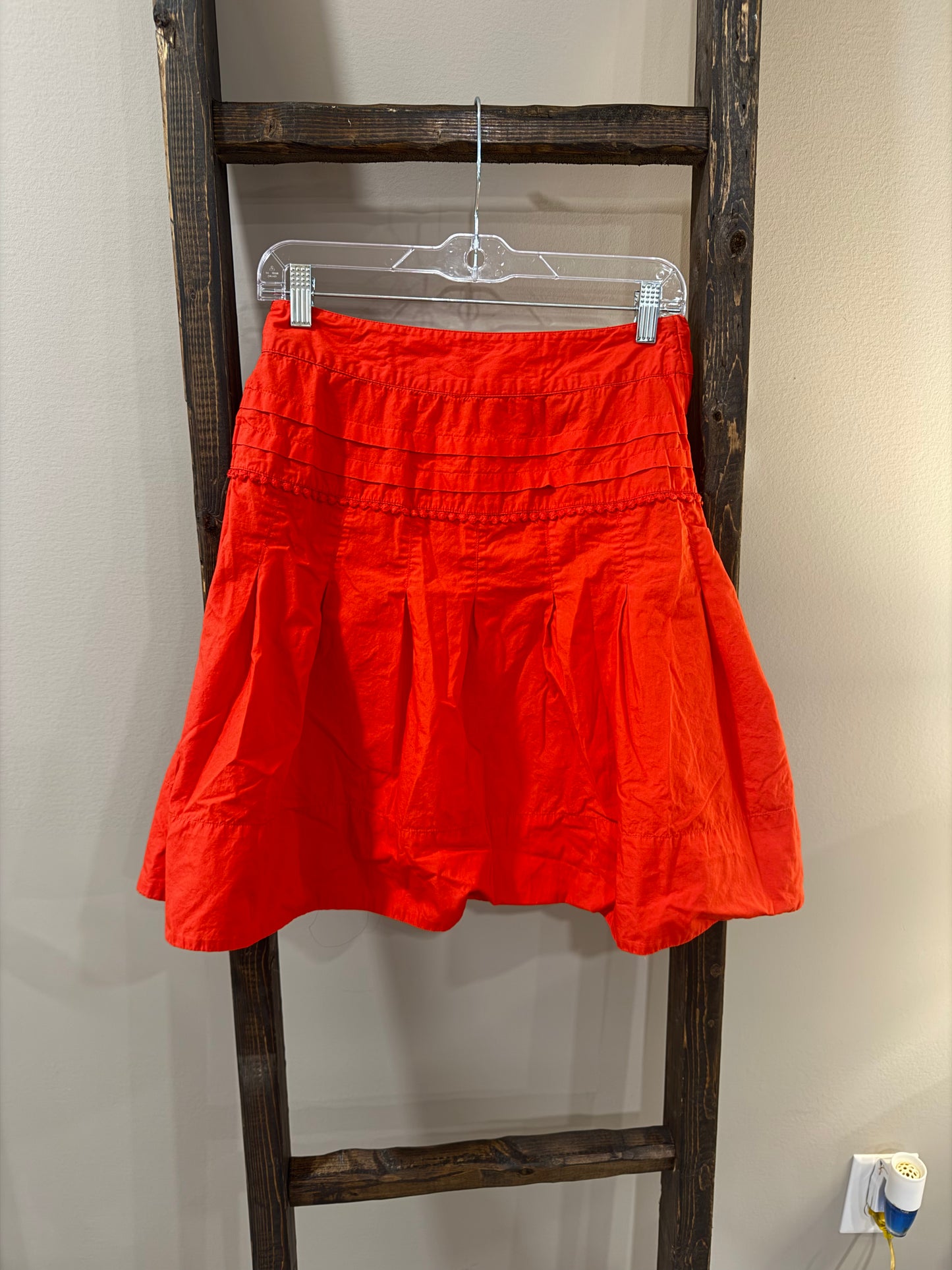 Size 6 H&M Red Ruffle Skirt