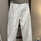 Size 27 Madewell White Low-Slung Baggy Button Fly Jeans