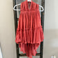 Size Small Free People Endless Summer “100 Degrees” Boho Mini Halter V-Neck Dress