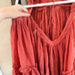 Size Small Free People Endless Summer “100 Degrees” Boho Mini Halter V-Neck Dress