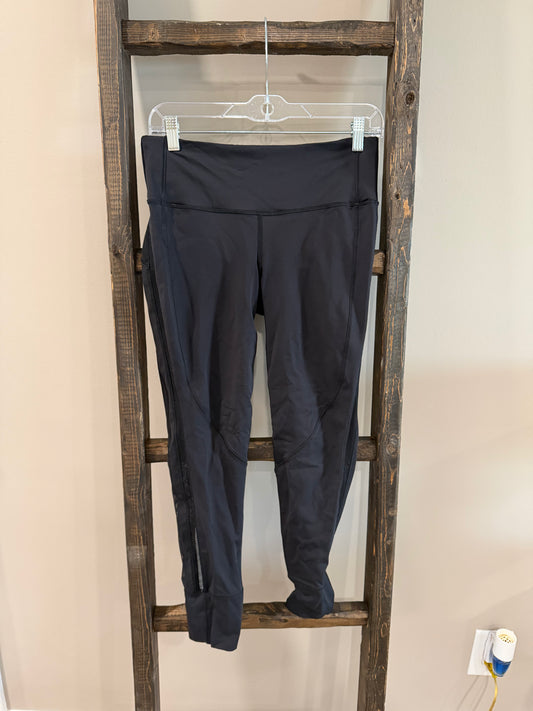 Size 8 Lululemon Mesh Accent High Rise Leggings