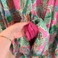 Size Large Lauren Ralph Lauren Midi Paisley Tiered A-Line Skirt