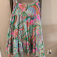 Size Large Lauren Ralph Lauren Midi Paisley Tiered A-Line Skirt
