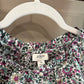 Size Small J Crew Floral Puff Sleeve Split Neck Top