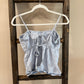 Size Large Aeropostale Y2K Tie Open Back Tank Top