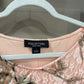 Size Small Perceptions Pink Floral Lace Overlay Dress