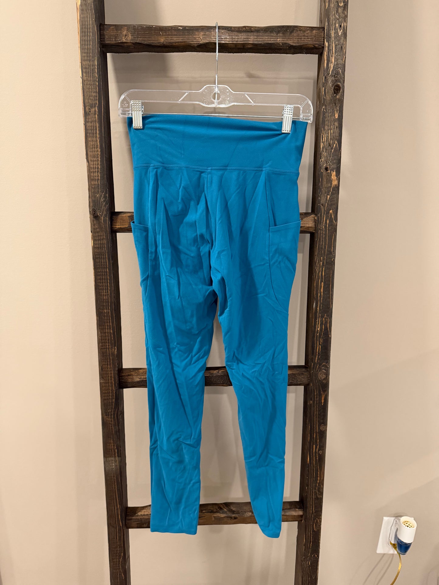 Size Medium Rei Cooperative Blue Active Pursuits Side Pocket Leggings
