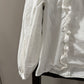Size Medium Able Sarah Ruffle Pleated White Blouse