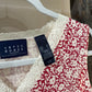 Size XL Crazy Horse Liz Claiborne Floral Lace Ruffle Trim Tank Top