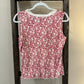 Size XL Crazy Horse Liz Claiborne Floral Lace Ruffle Trim Tank Top