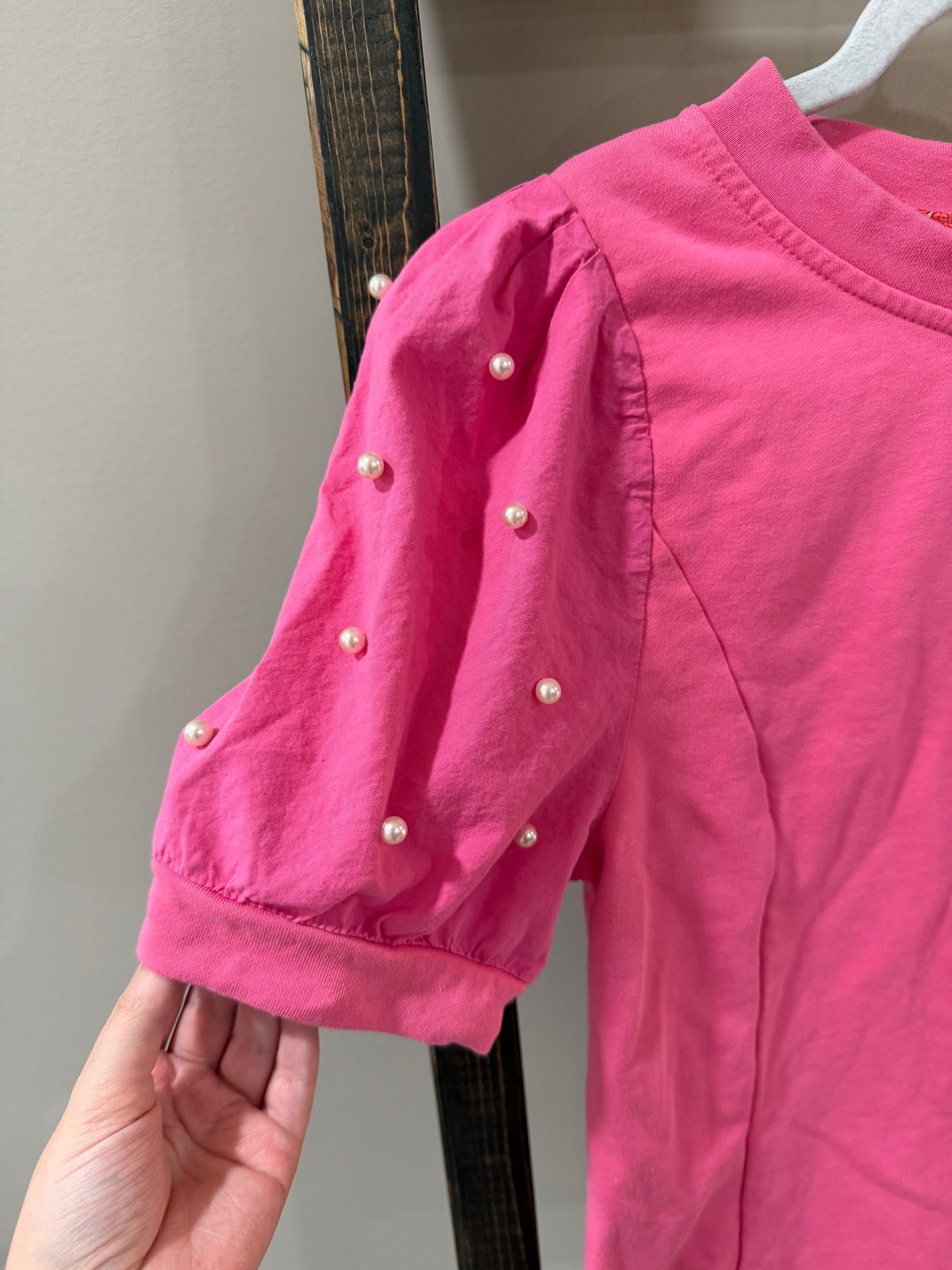 Size Small Umgee Pearl Puff Sleeve Blouse