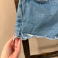 Size 26 Levi’s 501 Denim Button Fly Micro Shorts
