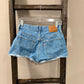 Size 26 Levi’s 501 Denim Button Fly Micro Shorts