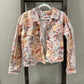 NWOT Size Large Mystree Paisley Patchwork Trucker Jacket