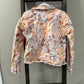 NWOT Size Large Mystree Paisley Patchwork Trucker Jacket