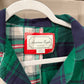 Size Medium American Eagle Plaid Loungewear Cropped Buttonup