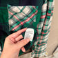 Size Medium American Eagle Plaid Loungewear Cropped Buttonup