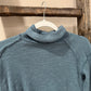 Size XS We The Free Split Teal Back Turtleneck Sweater