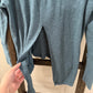 Size XS We The Free Split Teal Back Turtleneck Sweater