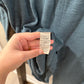 Size XS We The Free Split Teal Back Turtleneck Sweater