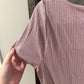 Size Large Madewell Pink Maeve Ribbed Square Neck Crop Top