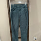 Size 0 American Eagle Green Corduroy Mom Straight Jeans