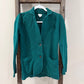 Size XS J Crew Green Sweater Blazer