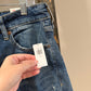 Size 14 NWT Old Navy Blue Distressed Denim Shorts With Frayed Hem