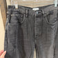 Size 28 Boyish Ziggy High Rise Rigid Relaxed Distressed Black Jeans