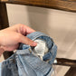 Size 25 Everlane Denim Reconstructed Skirt