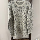 Size Medium Easel Animal Print Oversized Sweater