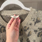 Size Medium Easel Animal Print Oversized Sweater