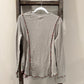 Size Medium Easel Long Sleeve Thermal Henley Top