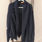 Size Medium POL Black Knit Chunky Cardigan