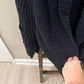 Size Medium POL Black Knit Chunky Cardigan