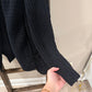 Size Medium POL Black Knit Chunky Cardigan