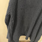 Size Medium POL Black Knit Chunky Cardigan
