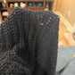 Size Medium POL Black Knit Chunky Cardigan