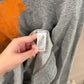 Size Medium Retro Brand Gray Long Sleeve Orange TN Smokey Silhouette Top