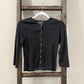 Size XS Banana Republic Black 100% Silk Cardigan