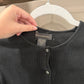 Size XS Banana Republic Black 100% Silk Cardigan