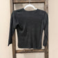Size XS Banana Republic Black 100% Silk Cardigan