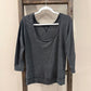 Size Small The Original Retro Brand University of Tennessee Long Sleeve Wide Neck Top