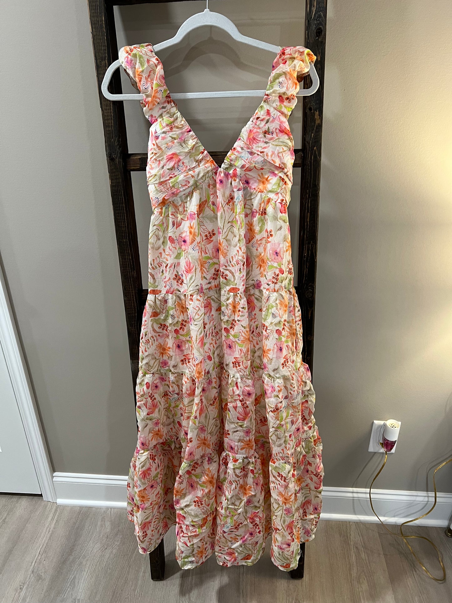 Size Medium Meet Me In Santorini Maxi Dress