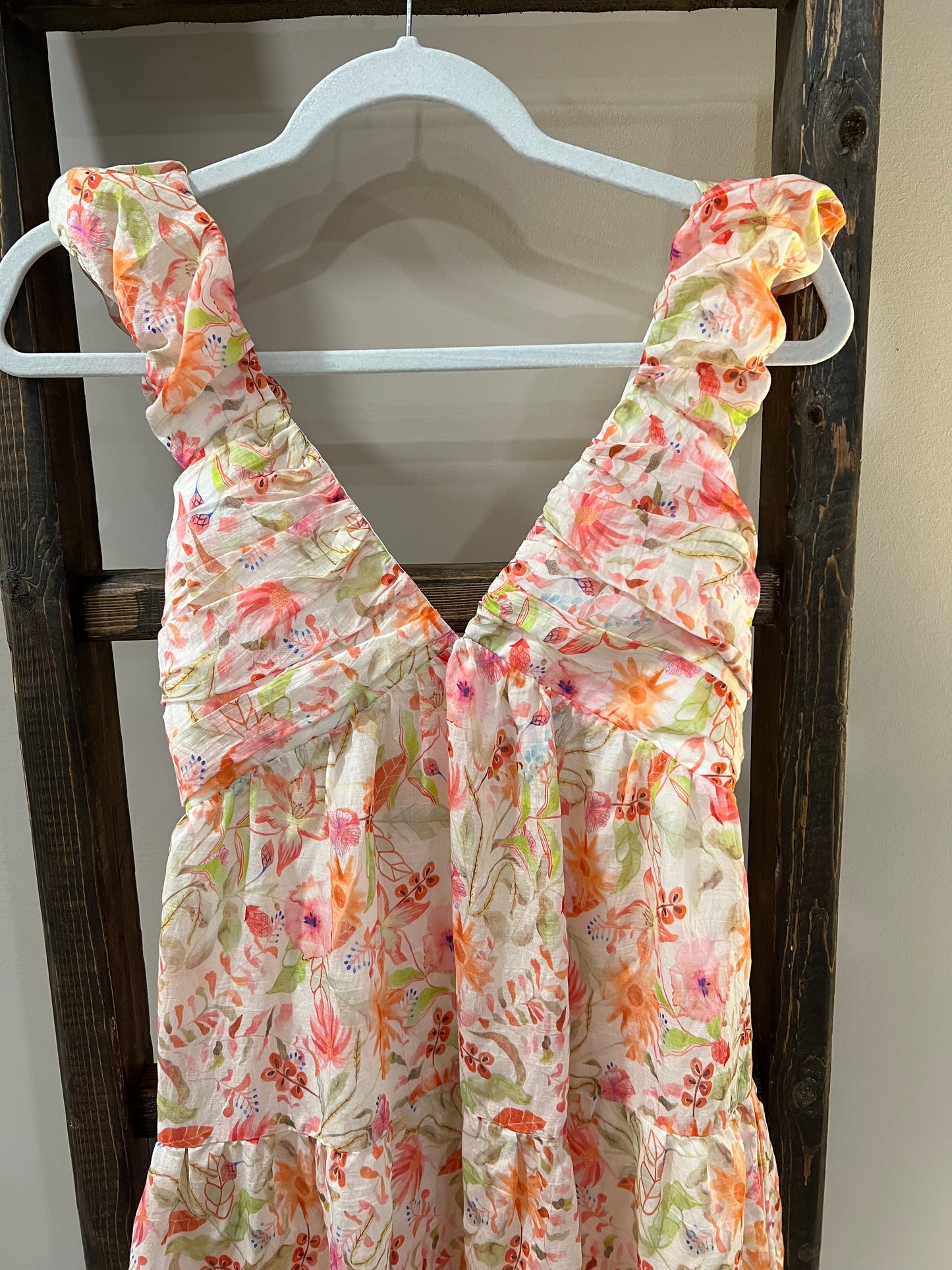 Size Medium Meet Me In Santorini Maxi Dress
