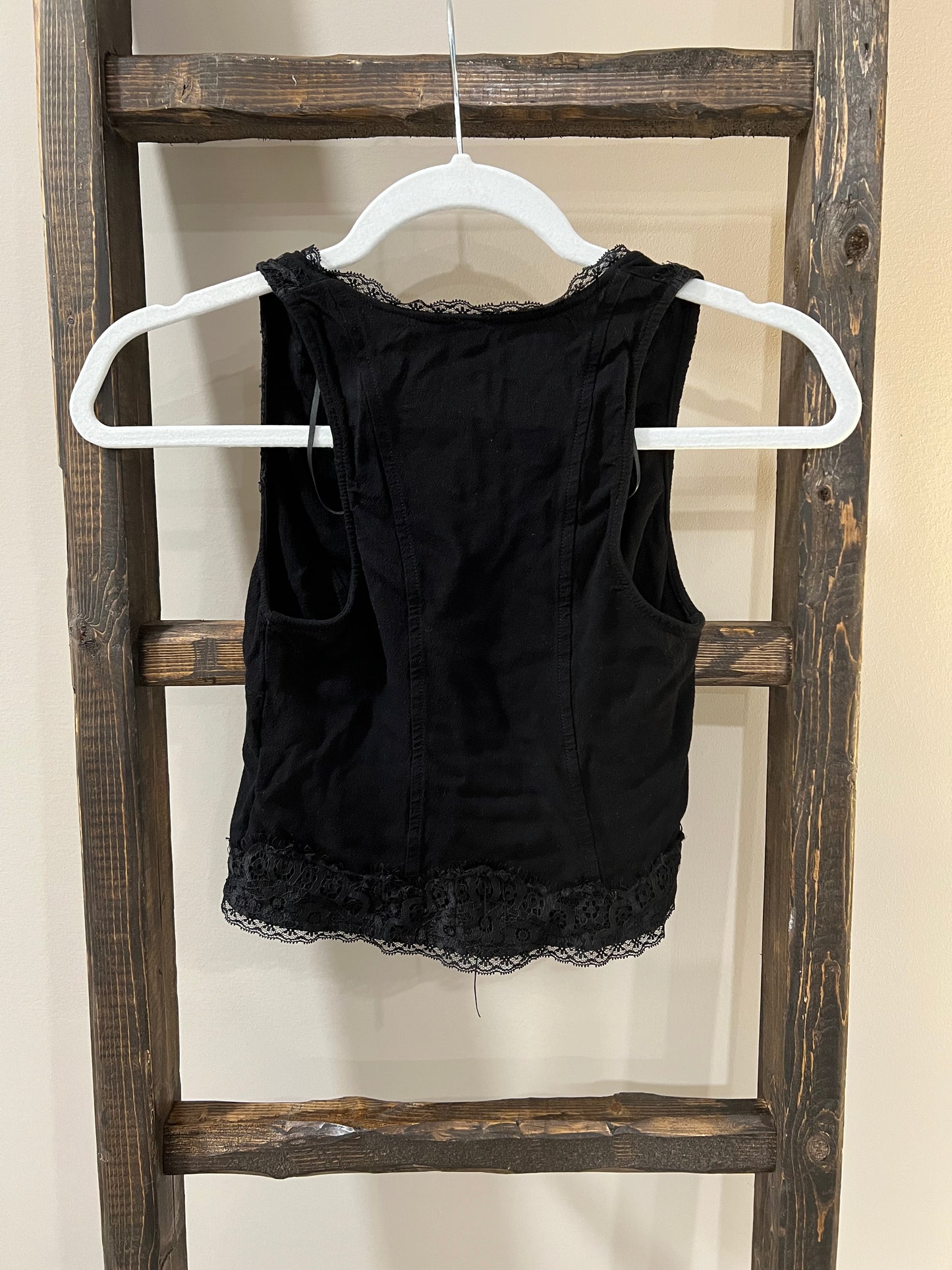 Size XS Free People Lace Trim Tank