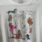 Size Medium J Crew Cocktail Hour Dog Tee