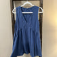 Size Medium Blue Babydoll Dress